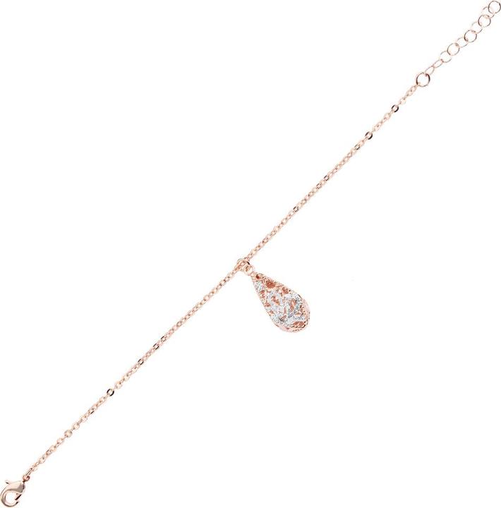 Actual product image Ottaviani Bronze bracelet with silver glitter