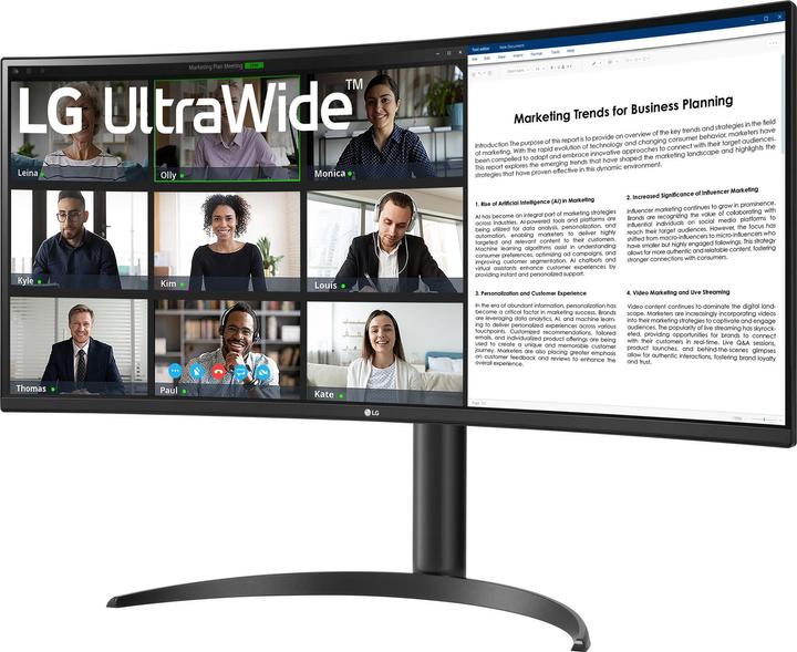 Image du produit LG 34WR55QK-B (3440 x 1440 pixels, 34")