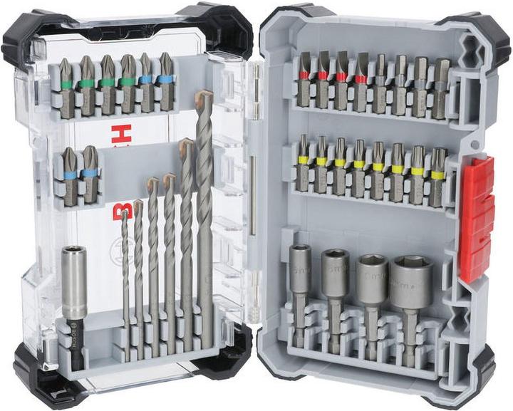 Actual product image Bosch Professional Bit Set Extra Hard 35 pcs (PH1 / PH2 / PH3)