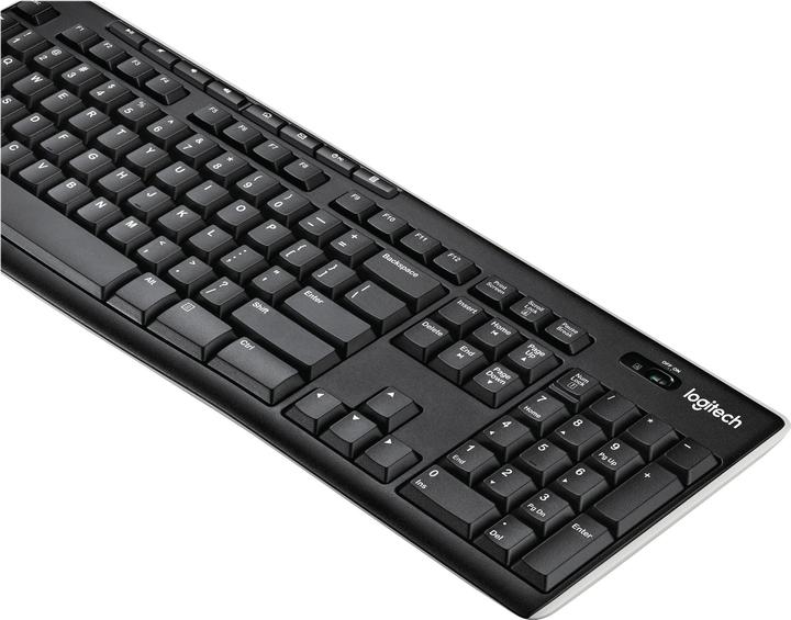 Immagine prodotto Logitech NL K270 Tastiera wireless, layout USA (Ing. Int., Senza fili)