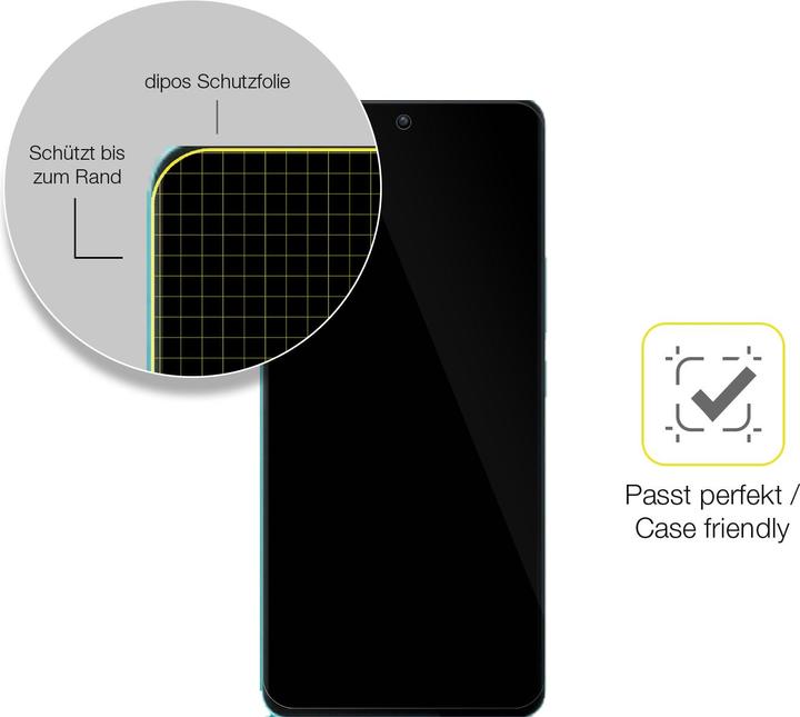 Produktbild Dipos Displayschutzfolie Full-Cover 3D (2 Stück, Vivo iQOO Neo 7 Pro)