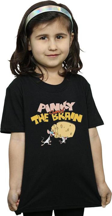 Immagine prodotto Universal Textiles Pinky And The Brain Cheese Head Maglietta Ragazze (116)