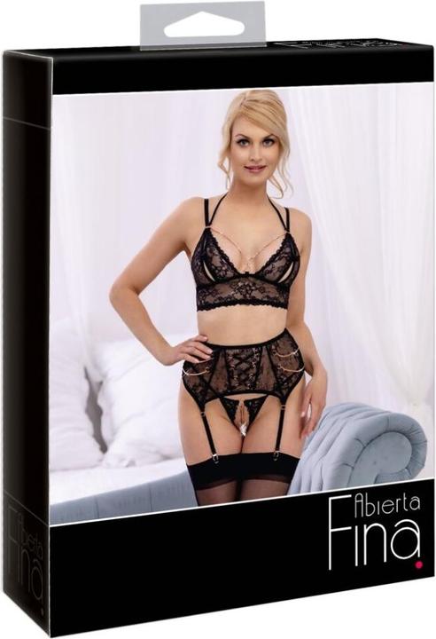 Productafbeelding Abierta Fina BH jarretel set L (L)