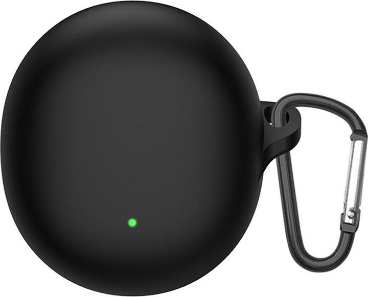 Actual product image Techsuit - Silicone Case - for Oppo Enco Air3, Smooth Ultrathin Material - Black (Headphone sleeve)