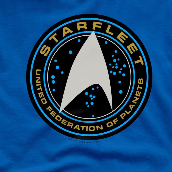 Immagine prodotto Star Trek Beyond Starfleet Maglietta Tasca a Toppa Uomo (4XL)