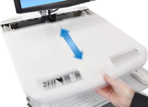 Immagine prodotto Ergotron Carrello per display LCD / tastiera / mouse / tablet / CPU - plastica, alluminio