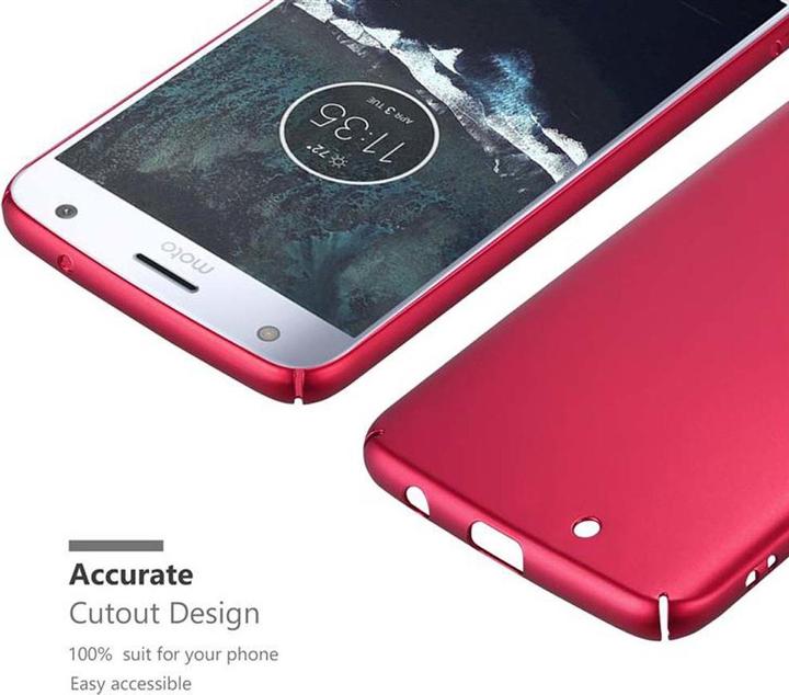 Actual product image Cadorabo Hard Cover Matt Metal Cover (Motorola Moto X4)