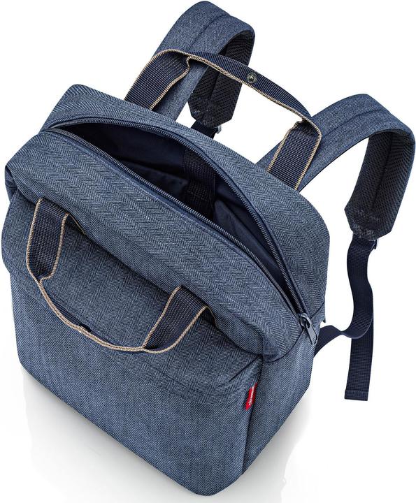 Produktbild reisenthel Rucksack Allday M Herringbone Dark Blue (15 l)