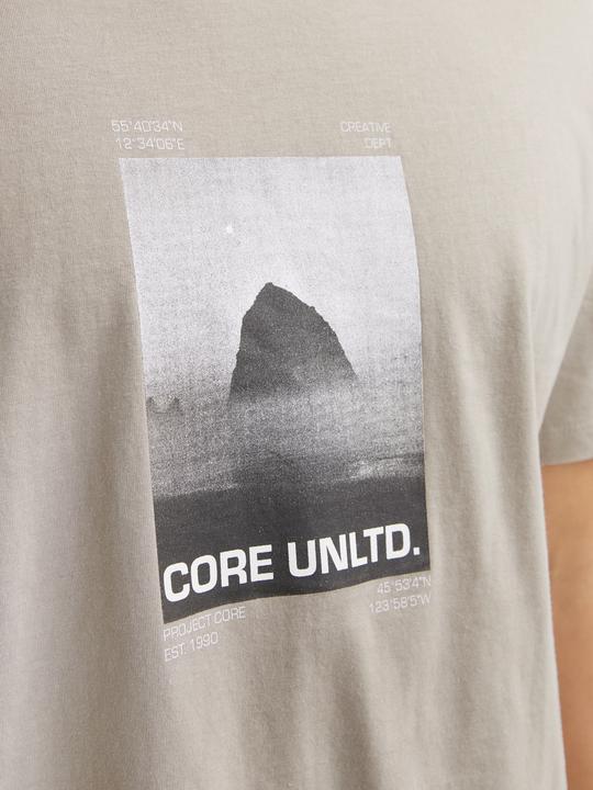 Actual product image Jack & Jones Printed round neck T-shirt T-shirt (XXL)