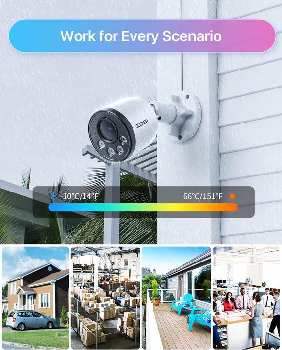 Actual product image Zosi Überwachungskamera 4MP-C180 mit Nachtsicht