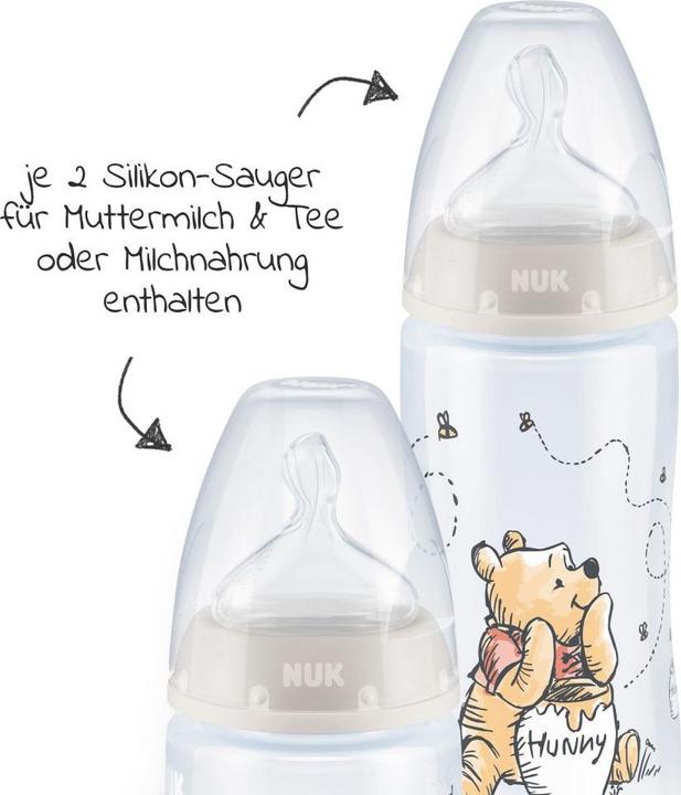 Image du produit NUK Coffret de départ Disney Winnie l'ourson First Choice+ avec contrôle de la température, 0-6 mois (150 ml)