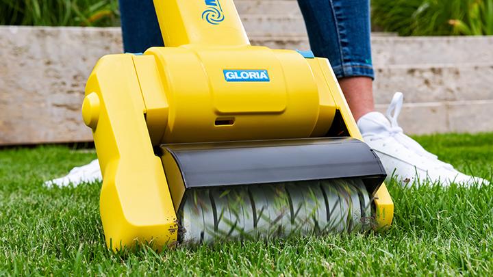 Image du produit Gloria Haus und Garten Aérateur de gazon tzkrallen Multi Brush Rouleau d'aération