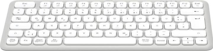Actual product image Hama Multi-Device-Tastatur WK-500 kabellos Funk u. BT klein WS QWERTZ (DE, Wireless)