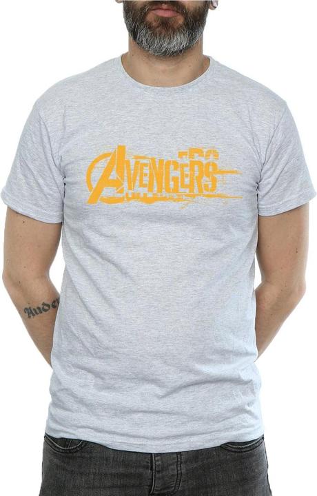 Image du produit Mens Avengers Infinity War Orange Logo T-Shirt (M)