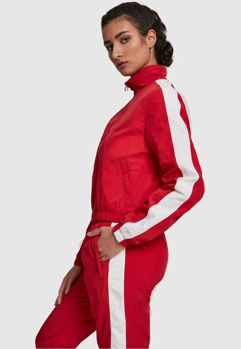 Image du produit Urban Classics Ladies Short Striped Crinkle Track Jacket (S)