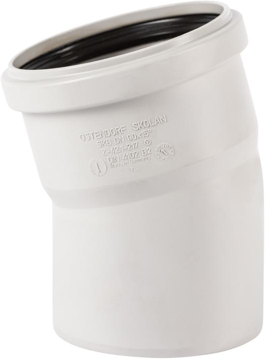 Actual product image Ostendorf SKOLANsafe bend B DN/OD 90, 15degrees (Angled connection)