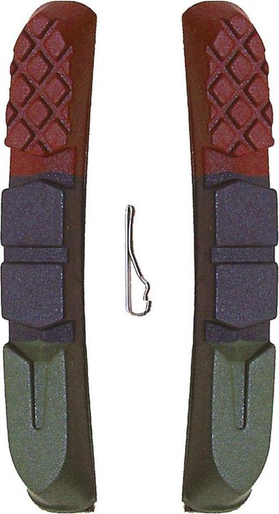 Actual product image Promax V-brake shoe replacement pad pair 70mm C 3 T (Rubber)