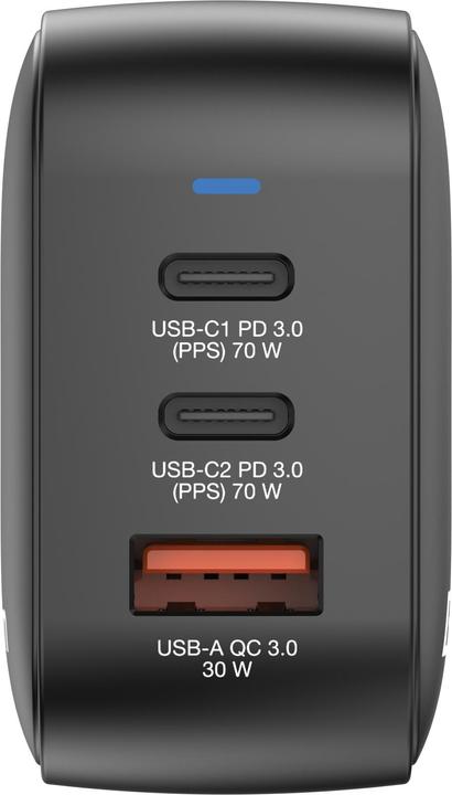 Actual product image Verbatim GaN Charger 70W 3 Devises (70 W)