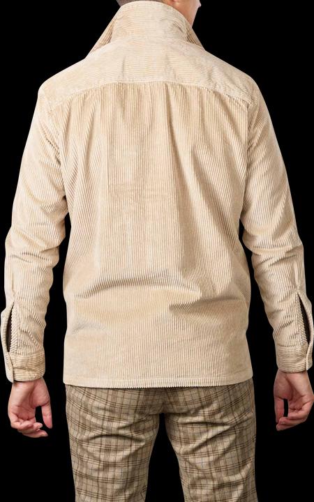 Actual product image Marc O'Polo Chest Pockets Overshirt Jonesboro Cream (XXL)