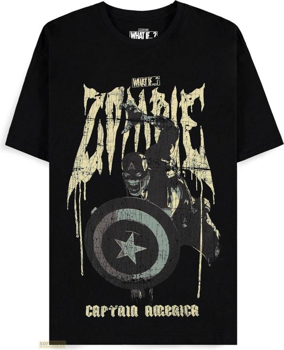 Produktbild Difuzed Captain America - Zombified Men's Short Sleeved T-shirt - M (M)