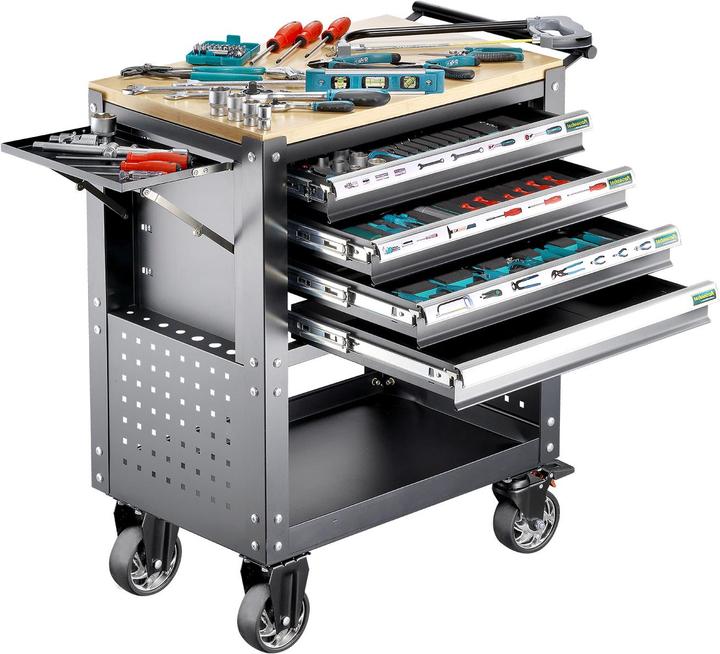 Produktbild technocraft Werkstattwagen "BLACK FRIDAY" mit gratis Grill