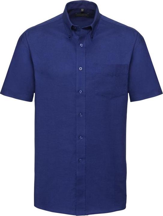 Russell Collection Oxford Hemd Kurzarm pflegeleicht