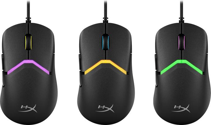 Actual product image HP HyperX Pulsefire Saga Gaming Mouse (Black) (Cable)
