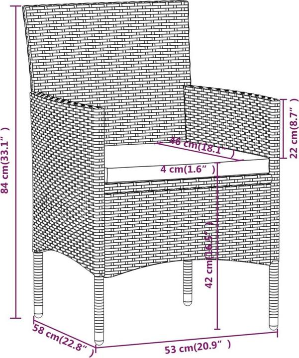 Produktbild VidaXL Charlotta (80 cm)