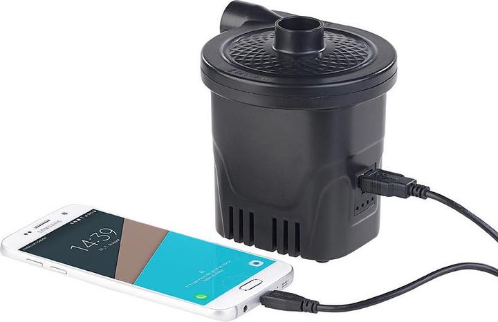 Immagine prodotto Infactory Pompa ad aria a batteria 2in1 con funzione Powerbank e cavo di ricarica USB