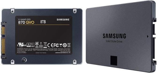 Actual product image Samsung 870 QVO (8000 GB, 2.5")
