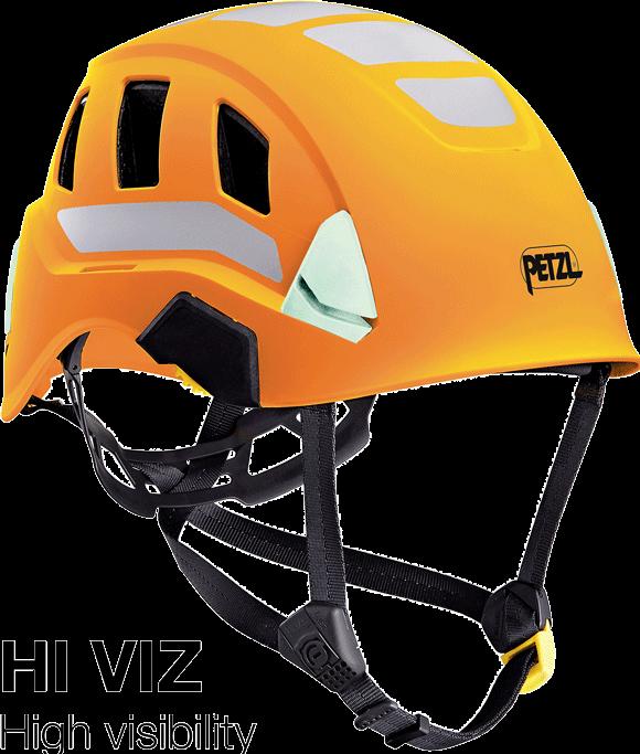 Produktbild Petzl Leichter Schutzhelm für Höhen und Boden - orange - Hi-Viz (53 - 63 cm)
