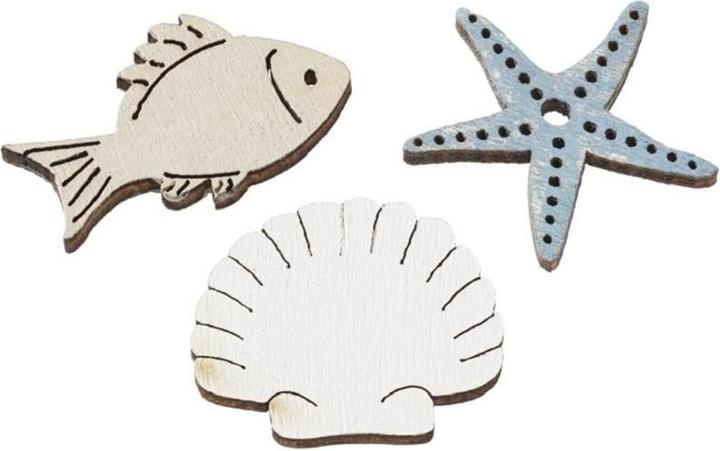 Image du produit Hobby Fun Mini-ustensiles Saupoudres de bois Maritim