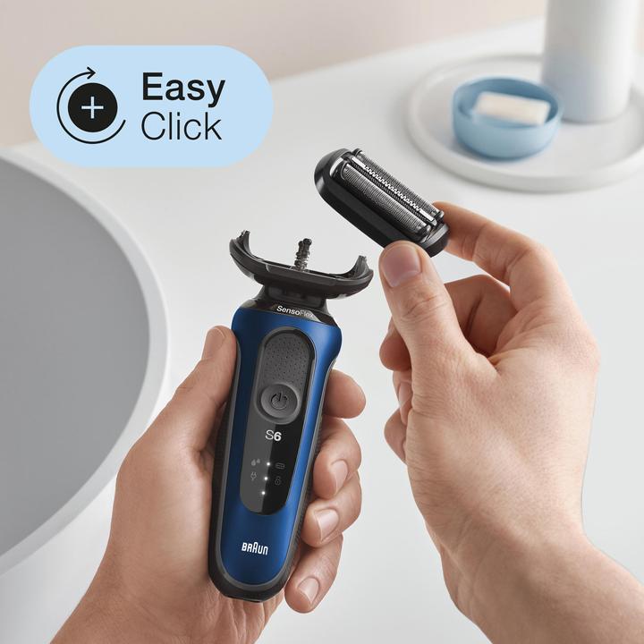 Produktbild Braun Series 6 61-B1000s Foil shaver Black, Blue