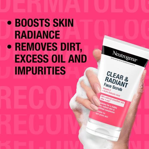 Produktbild Neutrogena Clear & Radiant Face Scrub - 150 Ml (Peeling, 150 ml)