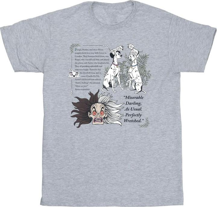 Immagine prodotto Disney 101 Dalmatians Miserable Darling Maglietta Uomo (3XL)