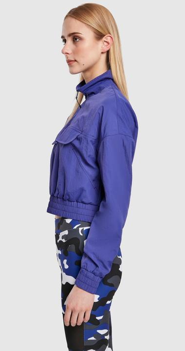 Image du produit Urban Classics Ladies Cropped Crinkle Nylon Pull Over Jacket (XS)
