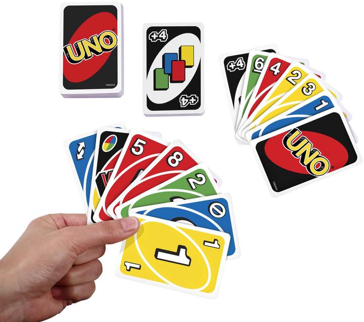 Actual product image Mattel Games UNO card game (English)