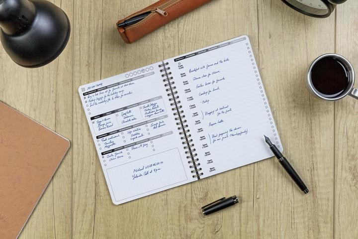Immagine prodotto Biella CLAIREFON Agenda AgeBag senza data 782391C my Daily 125 fogli nero A5 (14,8 x 21 cm)