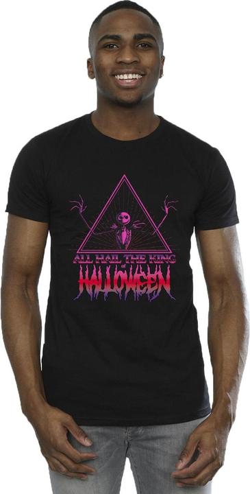 Actual product image Disney Mens The Nightmare Before Christmas Halloween King T-Shirt (L)