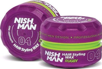 Produktbild Nishman Nish Man Hair Styling Gel Wax Rugby 04 Purple (Haargel)
