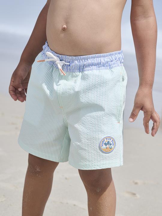 Actual product image Vertbaudet Gestreifte Jungen Badeshorts (92)