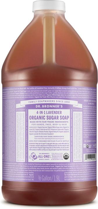 Actual product image Dr. Bronner's Lavender (Liquid soap, 1900 ml)