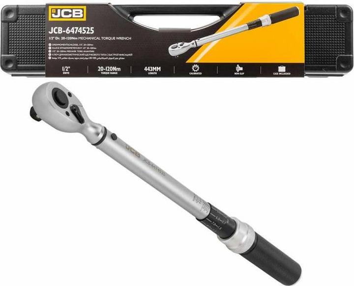 Actual product image JCB Torque spanner 1/2" 20-120 Nm (1/2", 20 Nm, 120 Nm)