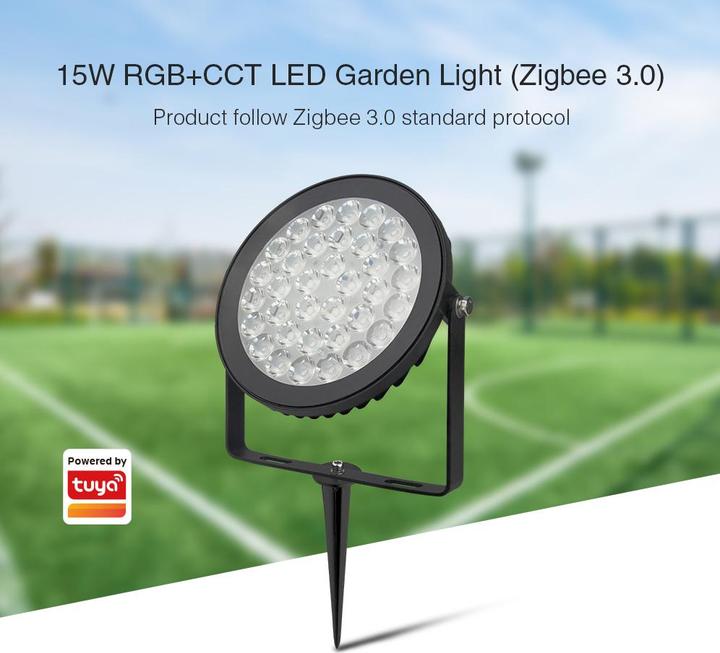 Actual product image Milight Zigbee 3.0 Wireless Smart LED Garden Spot 15W (1500 lm, IP65)