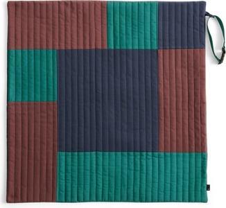 Immagine prodotto HAY - Quilted Dogs Travel Blanket 80 x 80 (Burgundy, Green & Blue ) (Cane)