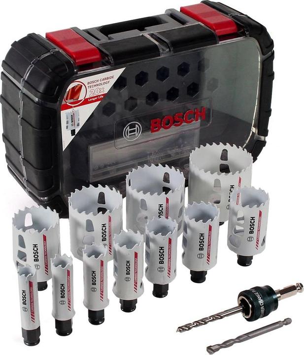 Actual product image Bosch Professional Zubehör Hole saw set Universal. Endurance for Heavy Duty.Carbide. 13 pieces (76 mm)