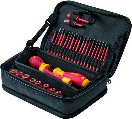 Produktbild Wiha Werkzeugkoffer Set XXL III electric I 104-tlg. I Elektriker Werkzeugkoffer I Werkzeugkasten (106 Teile)
