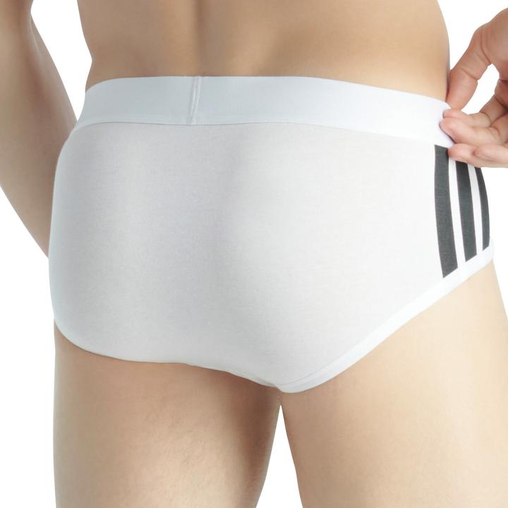 Produktbild adidas 6er Pack Active Flex Cotton 3 Stripes Slip / Unterhose (M, 6er Pack)