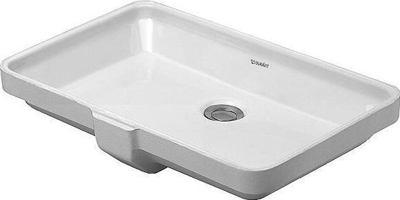Produktbild Duravit Einbauwaschtisch 2ND FLOOR m ÜL o HLB 525x350mm o HL IB weiss (350 mm, 525 mm)