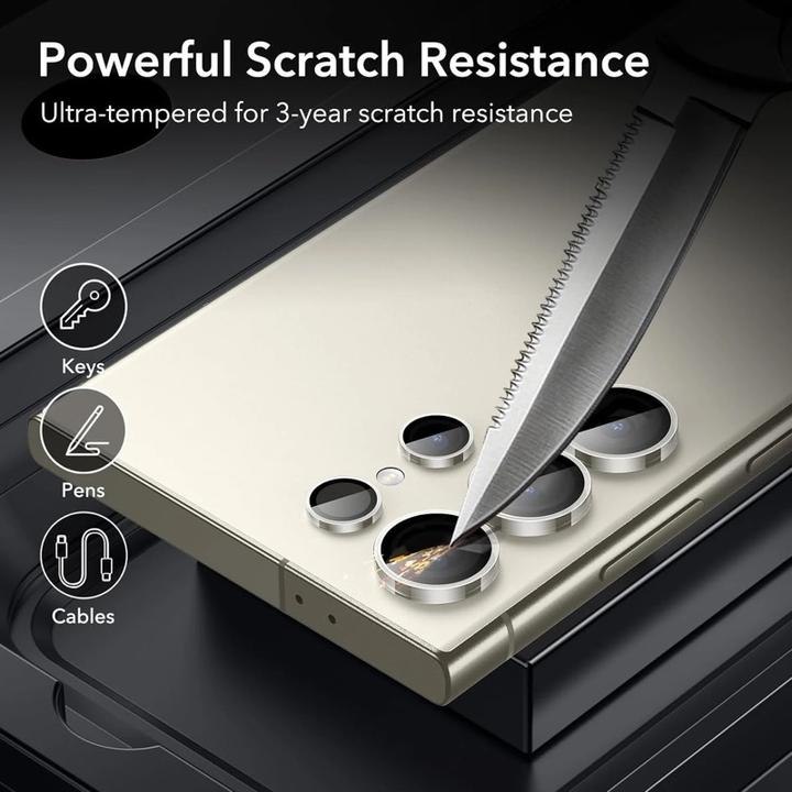 Immagine prodotto Anank Samsung Galaxy S25 Ultra - fotocamera posteriore in vetro blindato - trasparente singolo - (99AR + (1 Pezzo/i, Samsung Galaxy S25 Ultra)